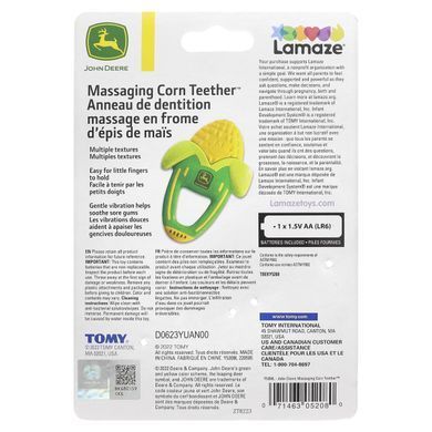 The First Years, John Deere, Massaging Corn Teether, 6M+, 1 Teether