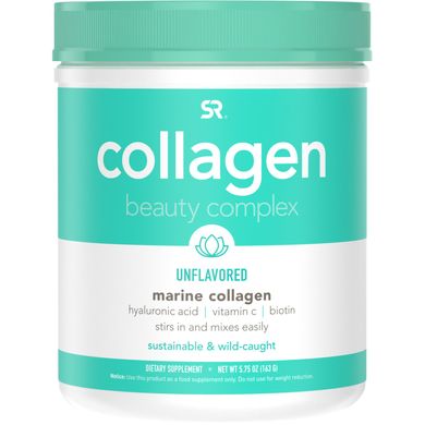 Колагеновий комплекс краси, морський колаген, без ароматизаторів, Collagen Beauty Complex, Marine Collagen, Unflavored, Sports Research, 163 г