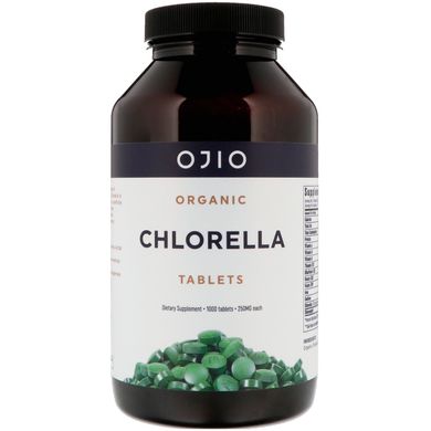 Хлорела органічна Ojio (Chlorella) 1000 пігулок