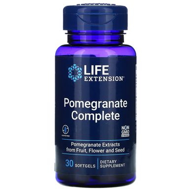 Гранат досконалий, Pomegranate Complete, Life Extension, 30 капсул