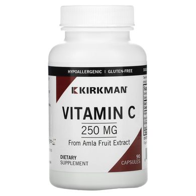 Органический витамин C Kirkman Labs (Vitamin C) 250 мг 90 капсул купить в Киеве и Украине