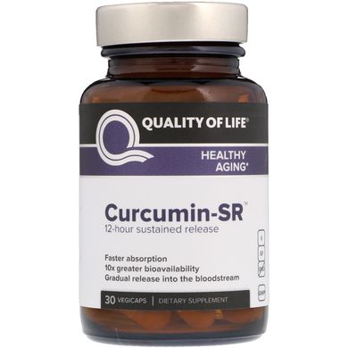 Куркумін Quality of Life Labs (Curcumin-SR) 500 мг 30 капсул