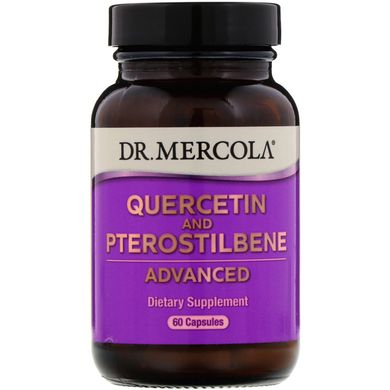 Кверцетін і птеростільбен просунутий, Quercetin and Pterostilbene Advanced, Dr Mercola, 60 капсул