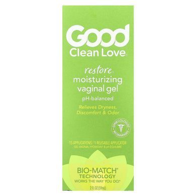 Good Clean Love, Restore&reg;, Moisturizing Vaginal Gel, 2 fl oz (59 ml) купить в Киеве и Украине