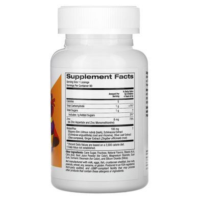 California Gold Nutrition, Zinc Plus Lozenge For Children, Natural Tangerine, 90 Lozenges купить в Киеве и Украине
