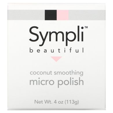 Кокосовий скраб для гладкості шкіри Sympli Beautiful (Coconut Smoothing Micro Polish) 113 г