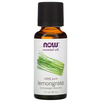 Олія лемограсса Now Foods (Essential Oils Lemongrass) 30 мл