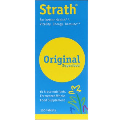 Strath, оригінальний суперпродукт, Bio-Strath, 100 таблеток