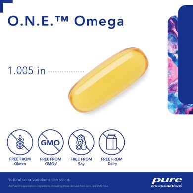 Омега-3 жирні кислоти Pure Encapsulations (O.N.E. Omega) 60 капсул