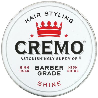 Cremo, Помада для укладання волосся преміум-класу, блиск, 4 унції (113 г)