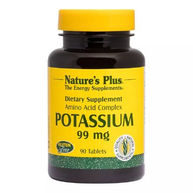 Калій Nature's Plus (Potassium) 99 мг 90 таблеток