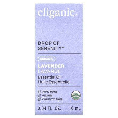 Cliganic, 100% Pure Essential Oil, Lavender Oil, 0.33 Fluid Ounce (10 ml)