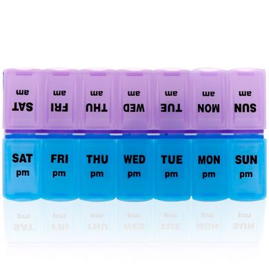 Тижневий органайзер для дворазового прийому таблеток Apex (Weekly Twice-A-Day Pill Organizer) 1 шт