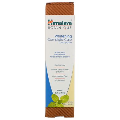 Відбілююча зубна паста Himalaya (Whitening Complete Care) 150 г смак перцевої м'яти