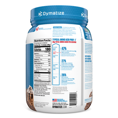 Молочна сироватка, шоколадний шейк, Athlete's Whey, Dymatize Nutrition, 828 г