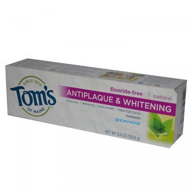 Whitening fluoride-free toothpaste