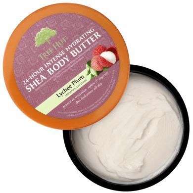 Shea Butter for Body for 24-hour Intense Hydration, Lychee and Plum, Tree Hut, 198 g