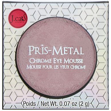 Тіні-мус для повік Pris-Metal Chrome Eye Mousse, відтінок PEM108 «Бризки шампанського», J.Cat Beauty, 2 г