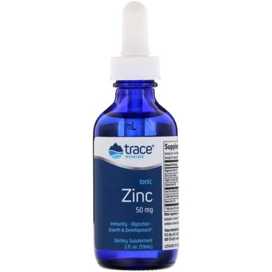 Іонний цинк Trace Minerals Research (Ionic Zinc) 50 мг 59 мл