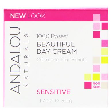 Денний крем для чутливої ​​шкіри Andalou Naturals (Day Cream) 50 мл