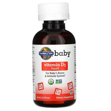 Вітамін D3 для дітей Garden of Life (Vitamin D3) 56 мл