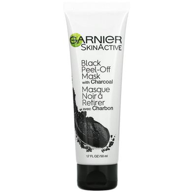 Garnier, SkinActive, косметична маска з чорним відлущуванням та вугіллям, 1,7 рідких унцій (50 мл)
