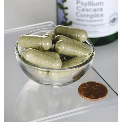 Сенна Псиллиум Каскара Комплекс, Senna Psyllium Cascara Complex, Swanson, 90 капсул купить в Киеве и Украине
