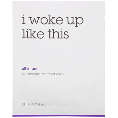 Універсальна маска-концентрат, I Woke Up Like This, 6 листів, 0,77 рідкої унції (23 мл) кожна