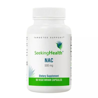 NAC N-Ацетил-L-Цистеїн Seeking Health (N-Acetyl-L-Cysteine) 500 мг 90 вегетаріанських капсул
