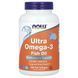 Ультра Омега-3 500 ЕПК / 250 ДГК Now Foods (Ultra Omega-3 500 EPA / 250 DHA) 180 риб'ячих гелевих капсул фото