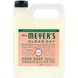 Жидкое мыло для рук, с ароматом герани, Mrs. Meyers Clean Day, 33 жидких унции (975 мл) фото