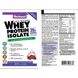 Ізолят сироваткового протеїну Bluebonnet Nutrition (Whey Protein Isolate) 8 пакетиків зі смаком мікс ягід фото
