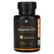 Витамин D3 с кокосовым маслом, Vitamin D3 with Coconut Oil, Sports Research, 250 мкг (10000 МЕ), 120 мягких капсул фото