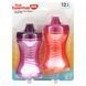 NUK, First Essentials, hard spout Fun Grips, pink / purple, from 12 months, 2 cups