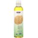Кунжутна олія Now Foods (Sesame Seed Oil Solutions) 237 мл фото