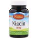 Ниацин Витамин B3 Carlson Labs (Niacin Vitamin B3) 50 мг 300 таблеток фото
