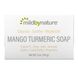 Мыло с куркумой из манго, Mango Turmeric Soap Bar, Mild By Nature, 5 унций (141 г) фото
