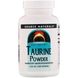 Порошок тауріну, Taurine Powder, Source Naturals, 353 унцій (100 г) фото