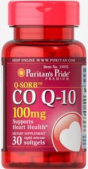 Коэнзим Q-10 Q-SORB ™, Q-SORB™ Co Q-10, Puritan's Pride, 100 мг, 30 капсул купить в Киеве и Украине