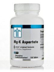 Магній Калій аспартат Douglas Laboratories (Mg-K Aspartate) 100 таблеток