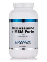 Глюкозамін та МСМ Douglas Laboratories (Glucosamine + MSM Forte) 250 капсул