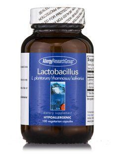 Lactobacillus plantarum/rhamnosus/salivarius, Allergy Research Group, 100 vegetarian capsules.