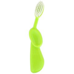 Зубна щітка для дітей від 6 років, м'яка, для правшів, лаймово-зелена, Kids brush, RADIUS, 1 шт