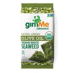 Жареные водоросли премиум-качества, оливковое масло первого отжима, Premium Roasted Seaweed, Extra Virgin Olive Oil, gimMe, 10 г купить в Киеве и Украине