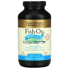Риб'ячий жир, Spectrum Essentials, 1000 мг, 250 капсул