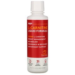 L-карнітин рідка формула, 3000 мг, персик, манго, RSP Nutrition, 473 мл