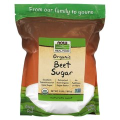 Now Foods, Органічний буряковий цукор, 3 фунти (1361 г)