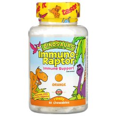 KAL, Immuno-Raptor, імунна підтримка, апельсиновий смак, 60 жувальних таблеток