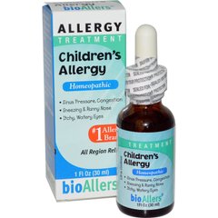 Лечение детской аллергии NatraBio (Children`s Allergy) 30 мл купить в Киеве и Украине
