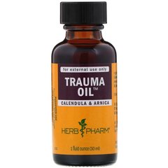Масло проти травм екстракт трав Herb Pharm (Trauma Oil) 30 мл
